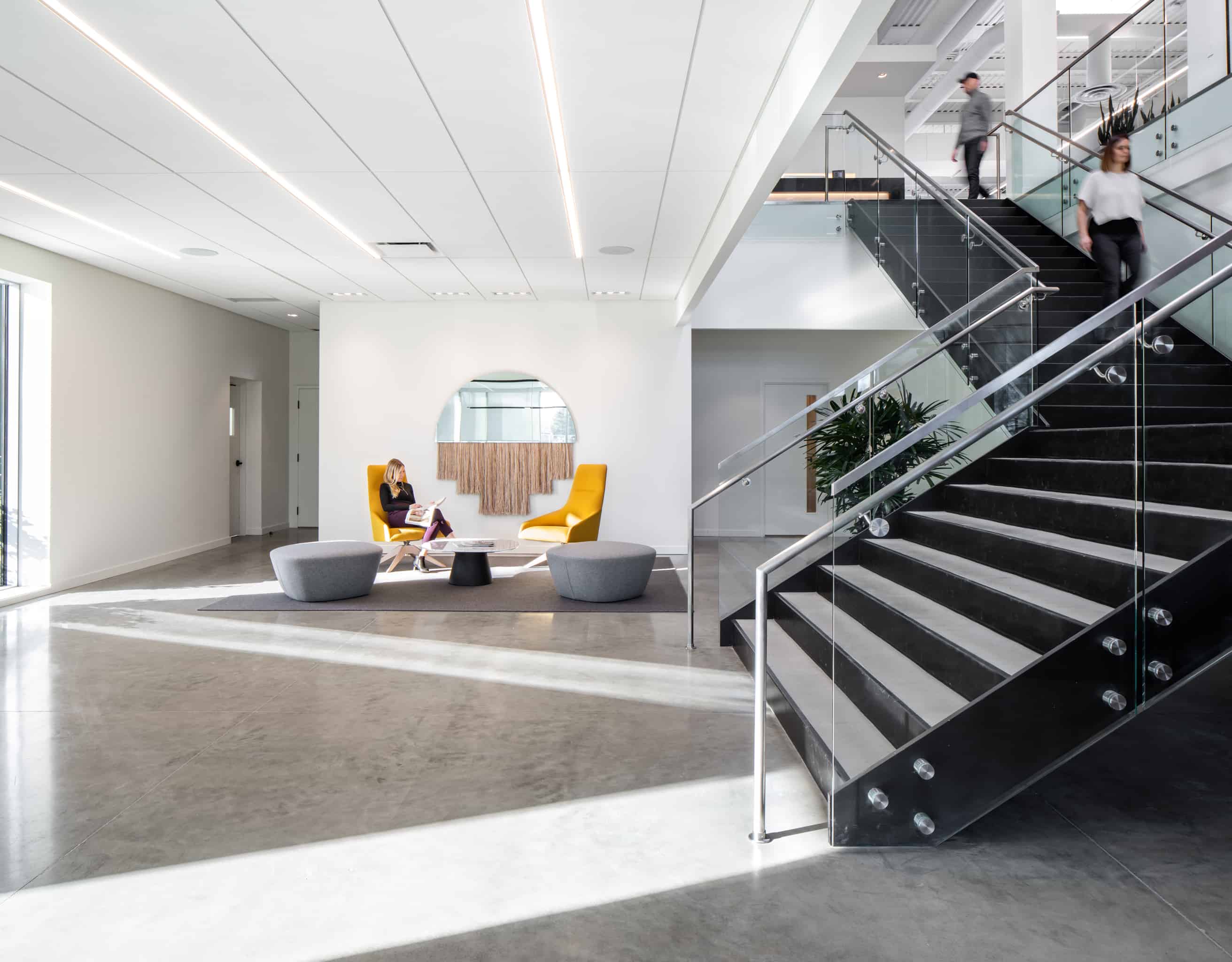 AG Hair Headquarters Office Interior Design SSDG Interiors Inc